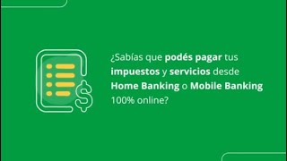 ¿Cómo pagar impuestos y servicios desde Home Banking de Banco Santa Fe [upl. by Theresita]