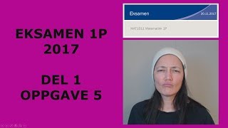 FORHOLD MATEMATIKK 1P Eksempel fra eksamensoppgave [upl. by Kath139]