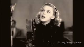 JUDY GARLAND at 21 singing OVER THE RAINBOW remastered audio [upl. by Guevara370]