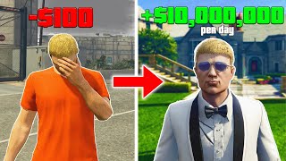 10000000 PER DAY AT LEVEL 1  SOLO Money Guide for Beginners  Best Money Method GTA 5 Online [upl. by Puglia]