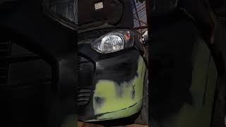 repaint daihatsu ayla automobile mobiledetailing detailing [upl. by Aniloj788]