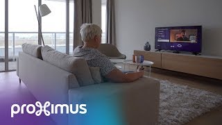 Smart Cities  Proximus a développé une plateforme TV tout spécialement pour les seniors [upl. by Frasquito]