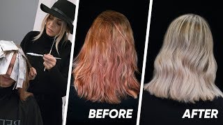 Extreme Hair Color Correction  Step by Step [upl. by Znieh]