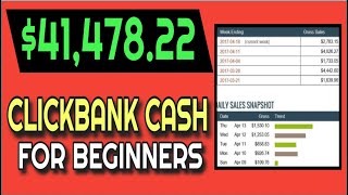 Clickbank Affiliate Marketing For Beginners Step By Step  1000 Day Tutorial [upl. by Yruok]