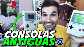 Mis consolas RETRO Play Station Nintendo 64 Gold Game Boy… mejorando mi Inglés  Sergio Encinas [upl. by Clovah]