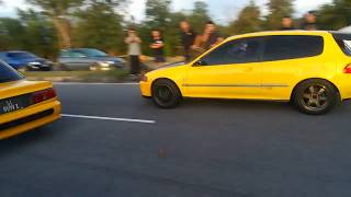 EVO 3 vs EG6 Turbo R1 [upl. by Casavant24]