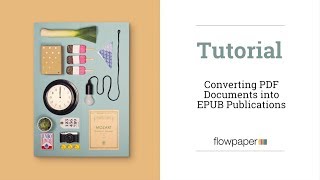 How to Convert PDF Documents into EPUB Publications [upl. by Olracnaig792]