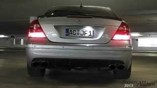 Tuned Mercedes E55 AMG wEisenmann Ride  Revs  Full throttle  LOUD [upl. by Nodanrb]