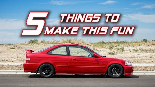 5 Things to Make Your Underpowered Honda More Fun to Drive [upl. by Paquito]