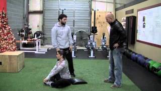 2012 Crossfit GamesTraining How to AbMat Sit Ups Workouts amp Exercise LA [upl. by Liberati]