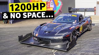 1200hp Twin Turbo Time Attack Z06 Corvette SHREDS Tire Slayer Studios  Build Break [upl. by Kalikow]