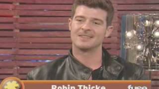 Robin Thicke interview on The Sauce [upl. by Niliram]