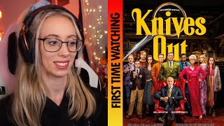 Knives Out 2019  First Time Watching  Movie Reaction Video [upl. by Ahsekyw]