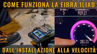 COME FUNZIONA la FIBRA di ILIAD LOW COST DallINSTALLAZIONE allo SPEED TEST [upl. by Groot252]