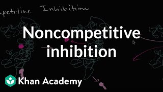 Noncompetitive inhibition  Energy and enzymes  Biology  Khan Academy [upl. by Enid]