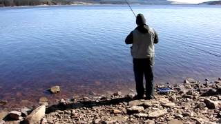 Fishing at Kielder Easter 2012 [upl. by Hgielrak]