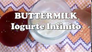 TEXTURA DO BUTTERMILK  IOGURTE INFINITO [upl. by Emarej]