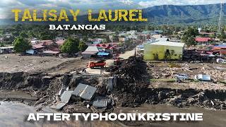 Iniwang Pinsala ng BAGYONG KRISTINE  Mga Landslide sa Kabundukan ng Laurel at Talisay Batangas [upl. by Ihcego]