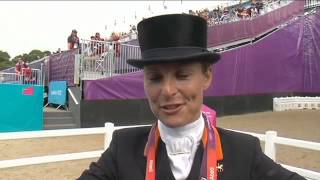 JO 2012  Interview de Adelinde Cornelissen après la RLM  Equidia Life [upl. by Lertnom]