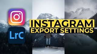 The Best Lightroom Export Settings For Instagram [upl. by Linkoski14]