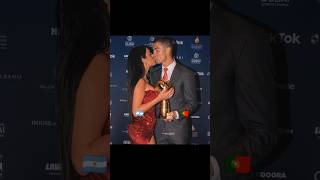 Ronaldo and Georgina Rodriguez kiss each other [upl. by Darb]