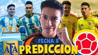 PREDICCION ELIMINATORIAS MUNDIAL 2026  Revancha COLOMBIA Vs ARGENTINA  Fecha 8  Futbol [upl. by Inattirb]