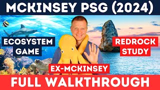 McKinsey Problem Solving Game PSG Ecosystem Game amp Redrock Study  COMPLETE “SOLVE” WALKTHROUGH [upl. by Chaddy]