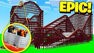 MINECRAFT EXPLORING THE WORLDS LARGEST ABANDONED AMUSEMENT PARK [upl. by Atila77]