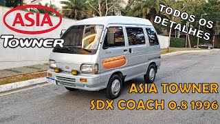 TODOS OS DETALHES DA ASIA TOWNER SDX COACH 1996 [upl. by Ahsinyar]