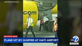 Spirit Airlines flight shot while landing in Haiti [upl. by Wiersma]