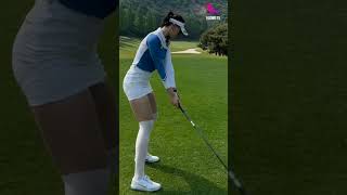 KLPGA Golf Swing  여성을 위한 아름다운 골프 복장 [upl. by Calvo887]