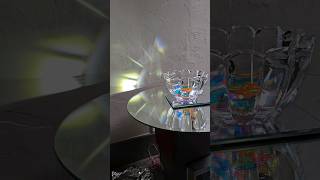 Refracting light art with glass bowl lumia lightart visuals refractionoflight light [upl. by Einaj]