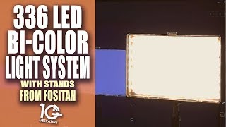 Fositan 336 LED BiColor Light Package Review Perfect for Studio Interviews and more [upl. by Neill139]