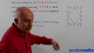 Seconde  Configurations du plan  Losanges  Exercices [upl. by Ditter894]