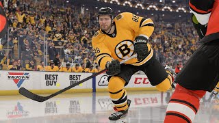 NHL 22 Gameplay  Boston Bruins vs Philadelphia Flyers NHL 22 EA Play Simulation [upl. by Lynette986]