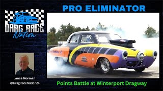 Pro Eliminator Drag Racing at Winterport 9 22 24 [upl. by Arba805]