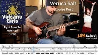 Veruca Salt Volcano Girls Guitar Solo With TAB [upl. by Naivad]