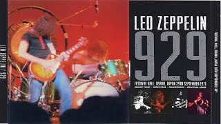 Led Zeppelin Live in Japan  September 29 1971 Osaka [upl. by Curson719]