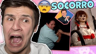 Gringo Reacting To SILVIO SANTOS ANNABELLE PRANK  SO SCARY 😱 🇬🇧UK Reaction [upl. by Anayet]