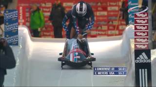 FIBT  Womens Bobsleigh World Cup 20132014  Igls Highlights [upl. by Ahsini395]