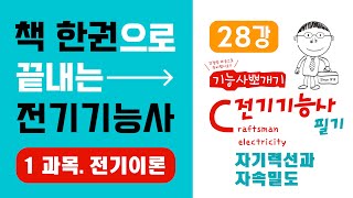 전기기능사 필기 핵심강의 1과목 전기이론 28강 자기력선과 자속밀도《에듀클래스 전기기능사 필기 교재 p84》 [upl. by Deonne]