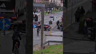 POLIZIA SCORTA PULLMAN JUVENTUS A SAN SIRO MILANO 2024 [upl. by Zsamot635]