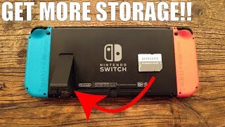 How to Use a Micro SD Card on The Nintendo Switch Simple Tutorial [upl. by Schwarz491]