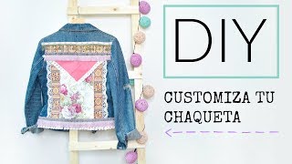 CUSTOMIZA Y TRANSFORMA TU CHAQUETA VAQUERA  DIY  Lorena Gil [upl. by Ileane926]