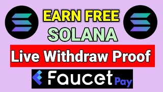 solana faucet unlimited claim  btc mining free  trx mining site  paying faucetpay [upl. by Yaner]