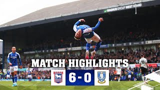 HIGHLIGHTS  TOWN 6 SHEFFIELD WEDNESDAY 0 [upl. by Urania]