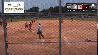 Treynor vs Missouri Valley  Varsity Softball [upl. by Ayekal]