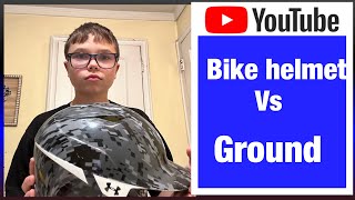 Bike helmet vs ground [upl. by Notfilc]