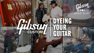 Watch Us Dye Your Gibson Custom Guitar  Gibson Custom Shop Tour [upl. by Euphemiah447]