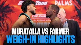 Raymond Muratalla And Tevin Farmer Exchange Words During FaceOff  WEIGHIN HIGHLIGHTS [upl. by Zebadiah433]